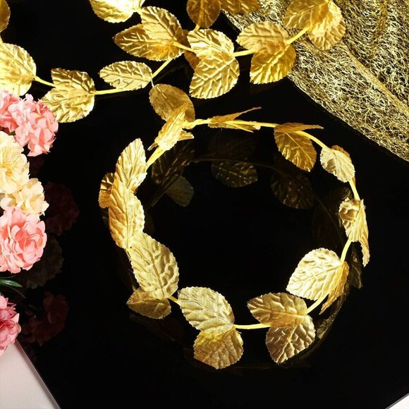 Gold Leaf Wreath Roman Headband Costume Accessory for Women Men main image 7